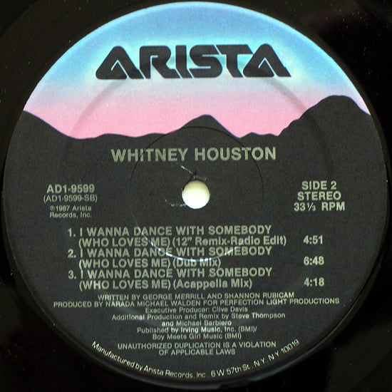 Whitney Houston - I Wanna Dance With Somebody (Who Loves Me) (12") - Discogs image 4