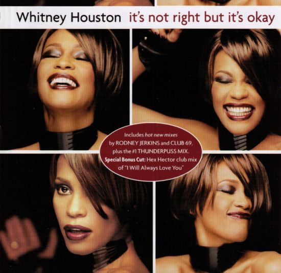 Whitney Houston - It's Not Right But It's Okay (CD)