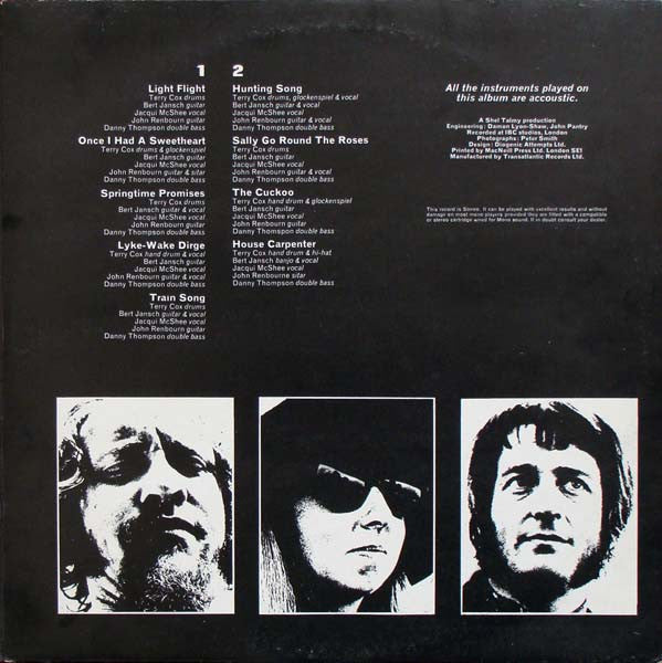 Pentangle - Basket Of Light (LP) - Discogs image 3