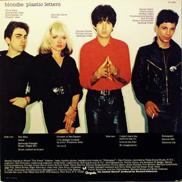 Blondie - Plastic Letters (LP) - Discogs image 2