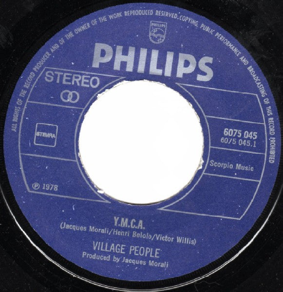 Village People - Y.M.C.A. (7") - Discogs image 3