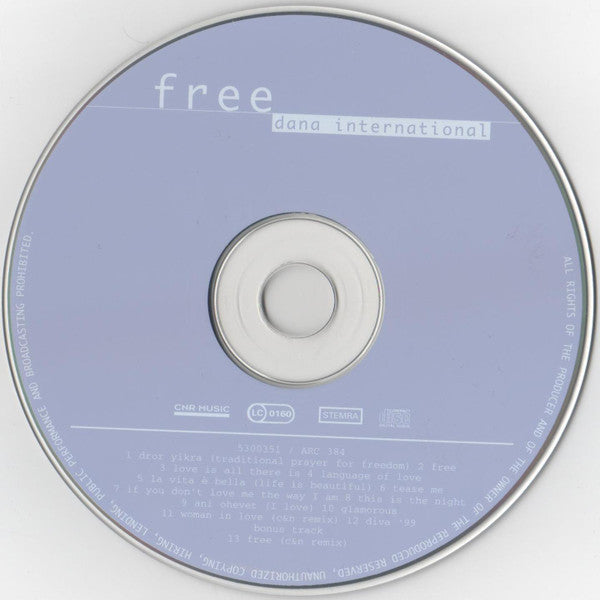 Dana International - Free (CD) - Discogs image 3