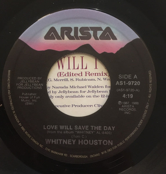 Whitney Houston - Love Will Save The Day (7") - Discogs image 2