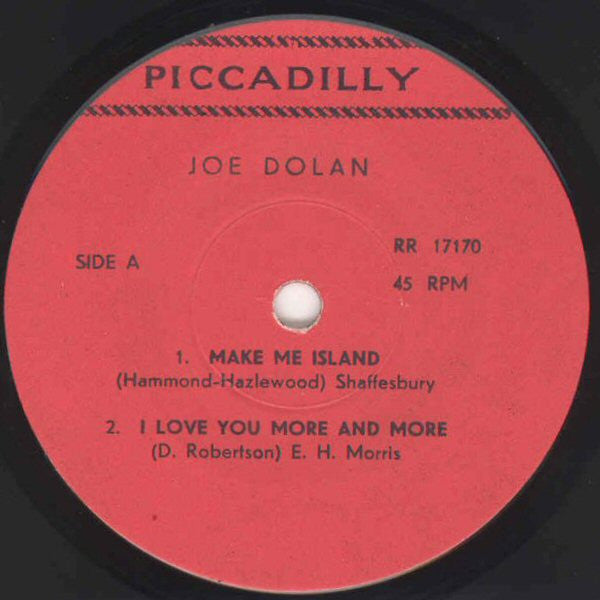 Joe Dolan - Make Me An Island (7") - Discogs image 3