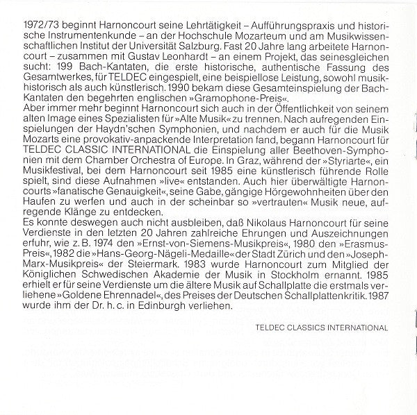 Nikolaus Harnoncourt - Das Porträt (CD) - Discogs image 6