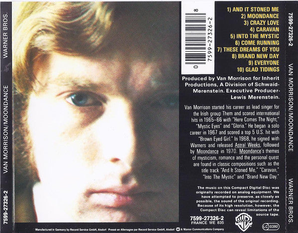 Van Morrison - Moondance (CD) - Discogs image 2