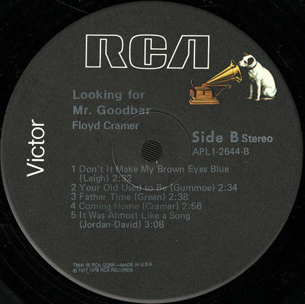 Floyd Cramer - Looking For Mr. Goodbar (Terry's Theme) (LP) - Discogs image 4