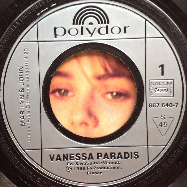 Vanessa Paradis - Marilyn & John (7") - Discogs image 3
