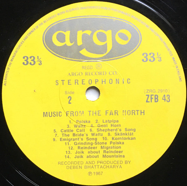 Deben Bhattacharya - Music From The Far North (LP) - Discogs image 4