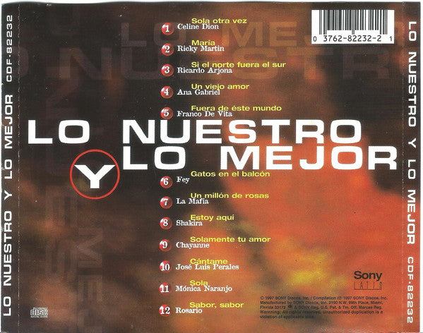 Various - Lo Nuestro Y Lo Mejor (CD) - Discogs image 5