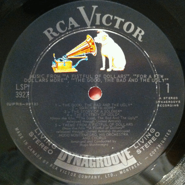 Hugo Montenegro And His Orchestra - Music From "A Fistful Of Dollars" & "For A Few Dollars More" & "The Good, The Bad And The Ugly" (LP) - Discogs image 3