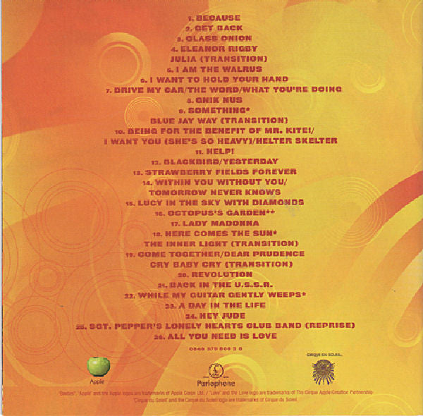 Beatles, The - Love (CD) - Discogs image 2