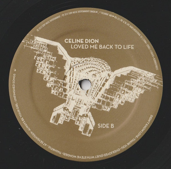 Céline Dion - Loved Me Back To Life (LP) - Discogs image 4