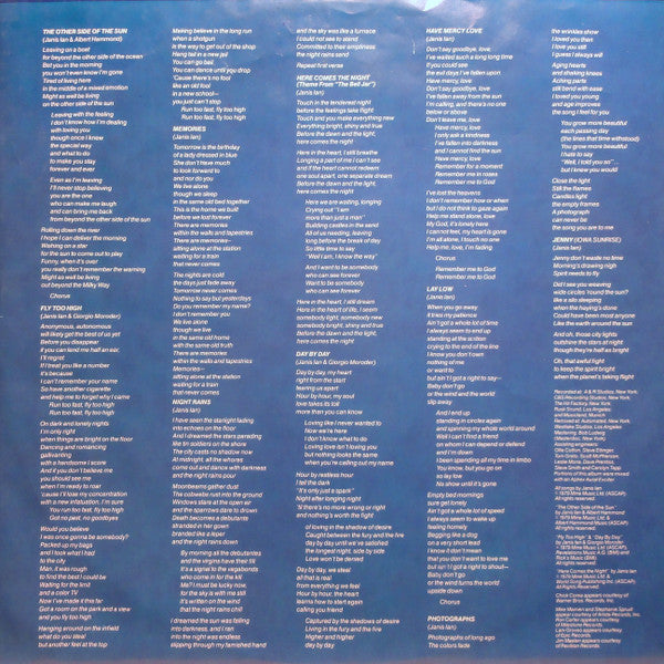 Janis Ian - Night Rains (LP) - Discogs image 6
