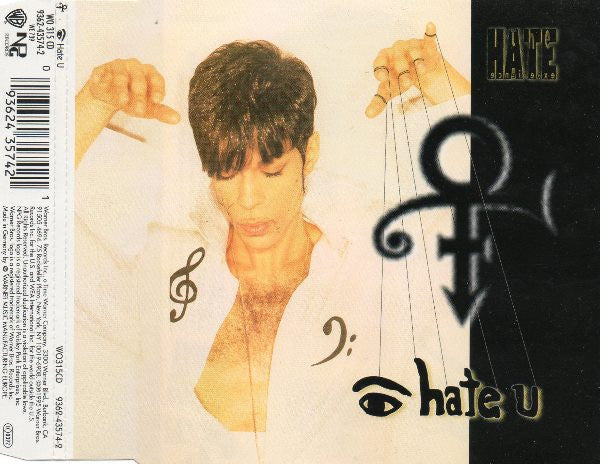 Artist (Formerly Known As Prince), The - I Hate U (The Hate Experience) (CD) - Discogs image 2