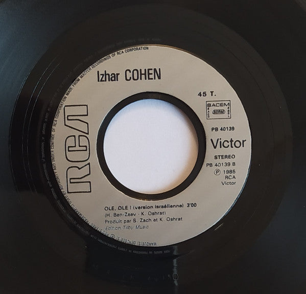 Izhar Cohen - Ole, Ole! (7") - Discogs image 4