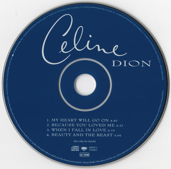 Céline Dion - At The Movies EP (CD) - Discogs image 4