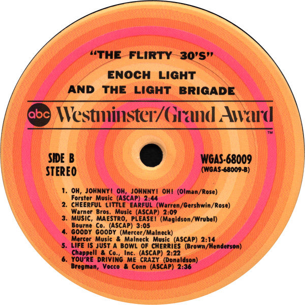 Enoch Light And The Light Brigade - The Flirty 30's (LP) - Discogs image 4