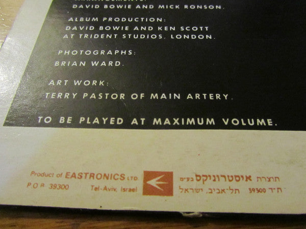 David Bowie - The Rise And Fall Of Ziggy Stardust And The Spiders From Mars (LP) - Discogs image 2