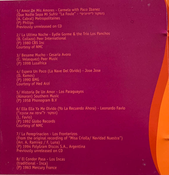 Various - Amor נוסטלגיה לטינית (CD) - Discogs image 4