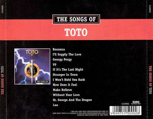 Toto - The Songs Of (CD) - Discogs image 2