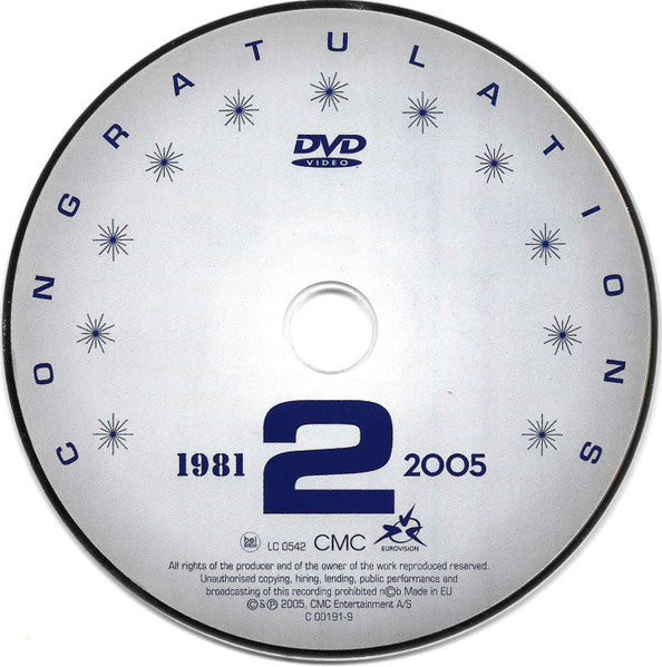 Various - Congratulations 50 Years Of The Eurovision Song Contest (All The Winners + Favourites 1981 2005) (2xDVD) - Discogs image 4