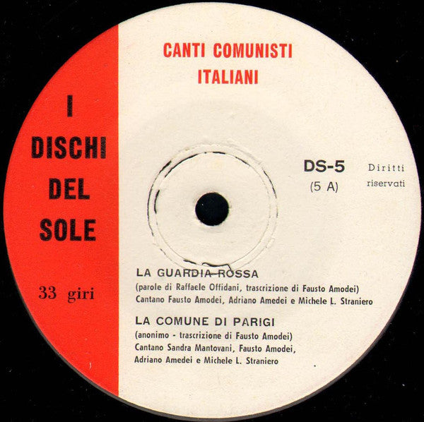 Various - Canti Comunisti Italiani (7") - Discogs image 4
