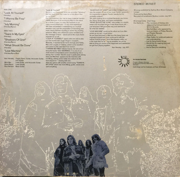 Uriah Heep - Look At Yourself (LP) - Discogs image 2