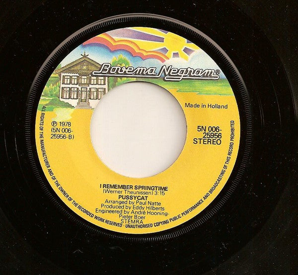 Pussycat (2) - Wet Day In September (7") - Discogs image 3