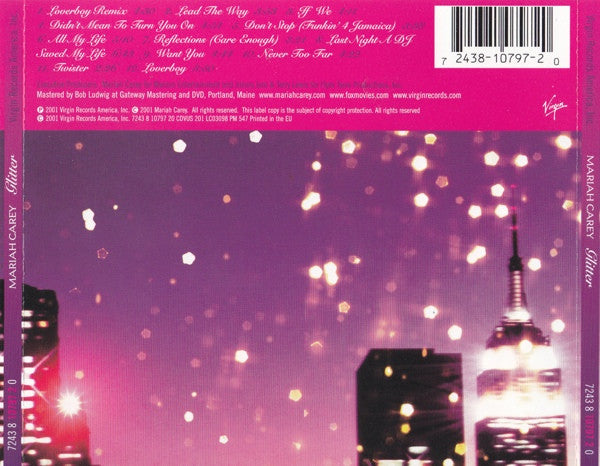 Mariah Carey - Glitter (CD) - Discogs image 2