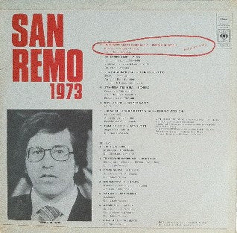 Various - San Remo 1973 (LP) - Discogs image 2