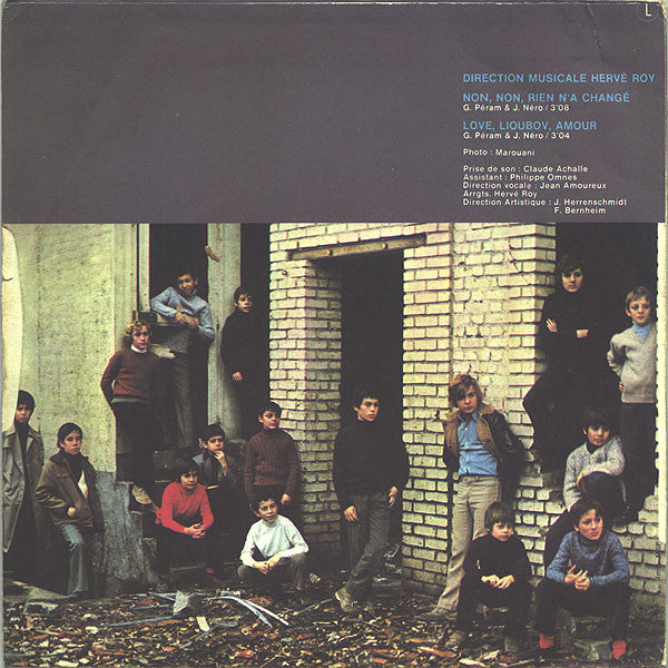 Poppys - Non, Non, Rien N'a Changé / Love, Lioubov, Amour (7") - Discogs image 2
