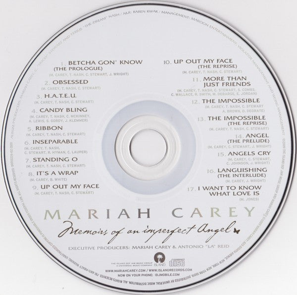 Mariah Carey - Memoirs Of An Imperfect Angel (CD) - Discogs image 7