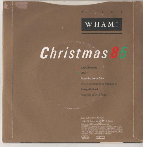 Wham! - Last Christmas (Christmas 85) (7") - Discogs image 2