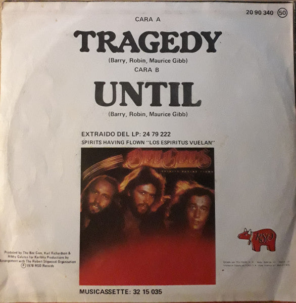 Bee Gees - Tragedy (7") - Discogs image 2