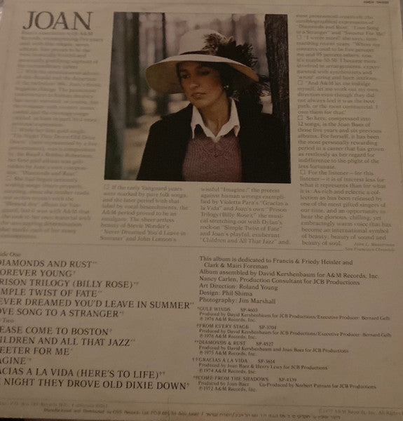 Joan Baez - The Best Of Joan C. Baez (LP) - Discogs image 2