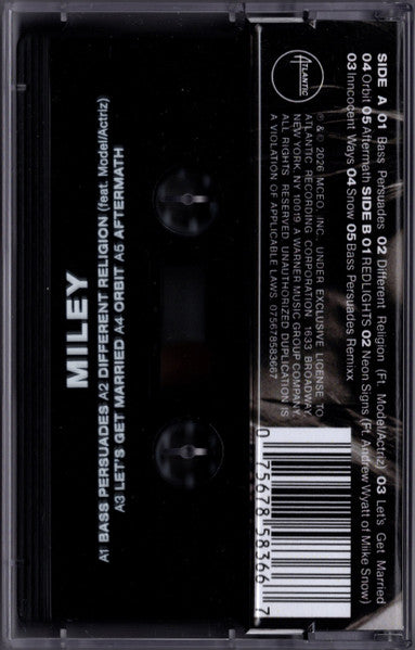 Miley Cyrus - Bass Persuades (Cassette) - Discogs image 2