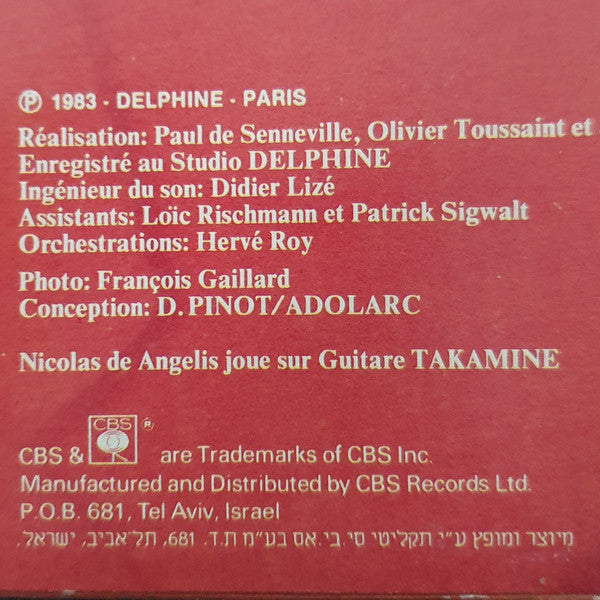 Nicolas de Angelis - The Golden Guitar of Nicolas de Angelis (LP) - Discogs image 3
