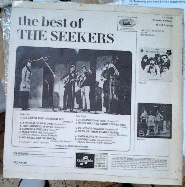 Seekers, The - The Best Of The Seekers (LP) - Discogs image 2