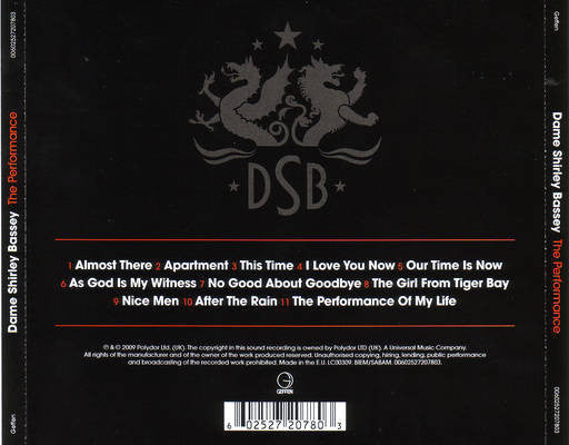 Shirley Bassey - The Performance (CD) - Discogs image 3