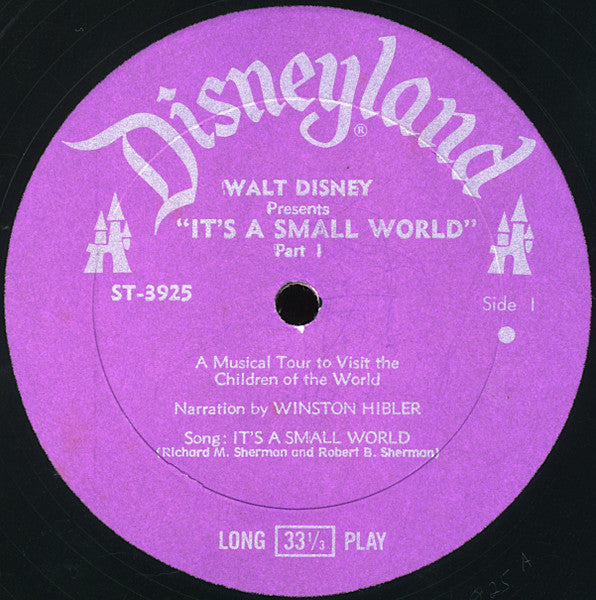 Winston Hibler - It's A Small World (LP) - Discogs image 4