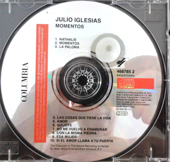 Julio Iglesias - Moments (CD)