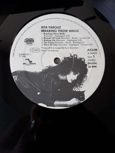 Rita (2) - Breaking Those Walls (LP) - Discogs image 3