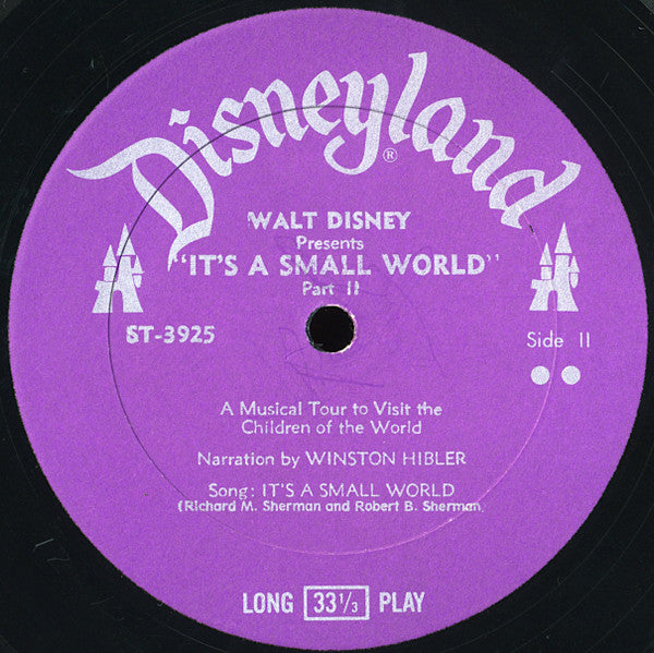 Winston Hibler - It's A Small World (LP) - Discogs image 5