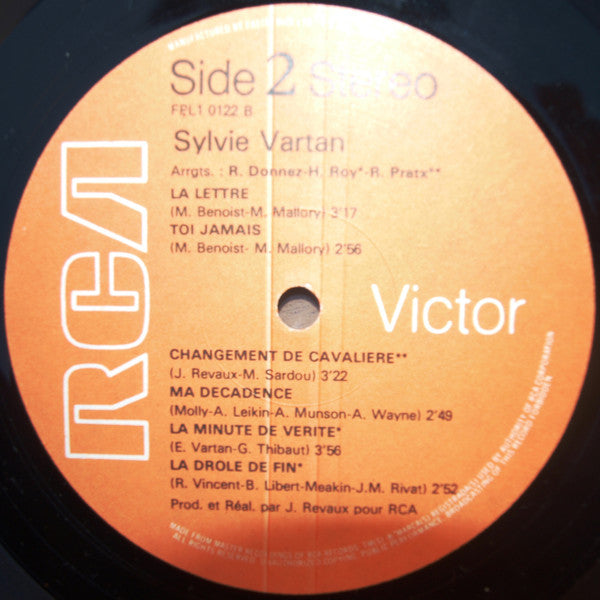 Sylvie Vartan - Qu'est-ce Qui Fait Pleurer Les Blondes? (LP) - Discogs image 4