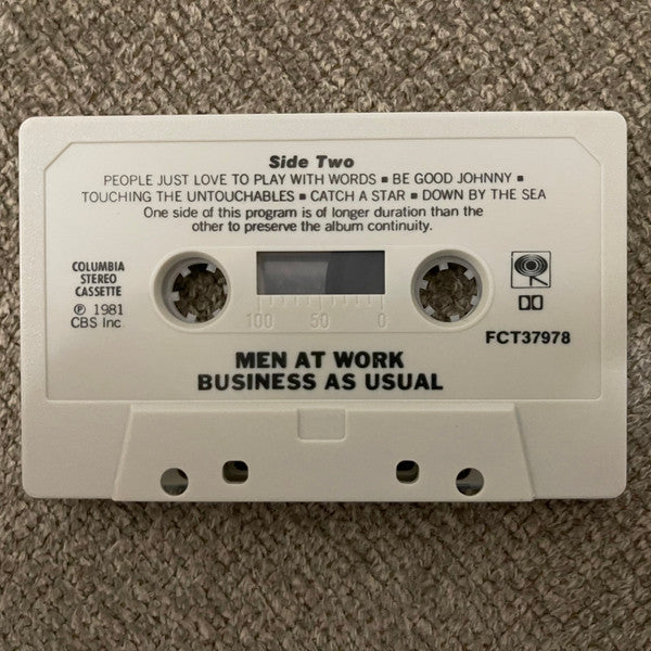 Men At Work - Business As Usual (Cassette) - Discogs image 3