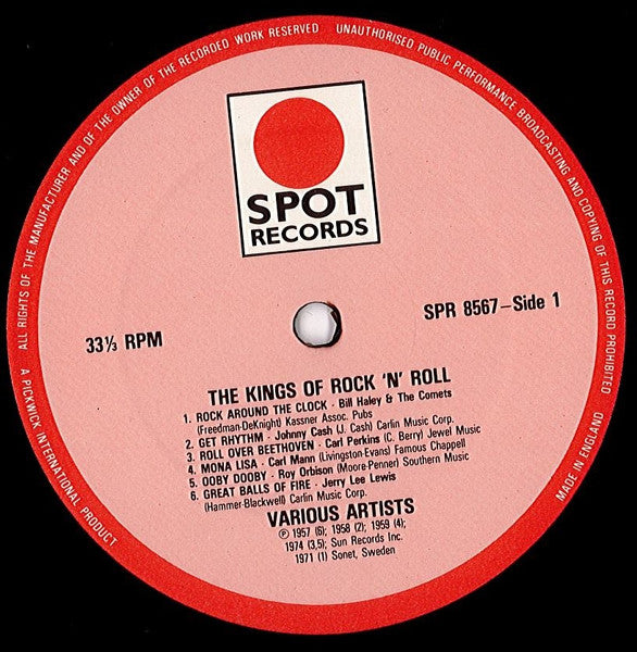 Various - The Kings Of Rock 'N' Roll (LP) - Discogs image 3