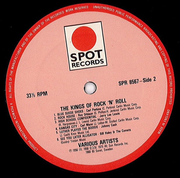 Various - The Kings Of Rock 'N' Roll (LP) - Discogs image 4