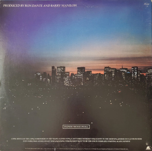 Barry Manilow - Even Now (LP) - Discogs image 2