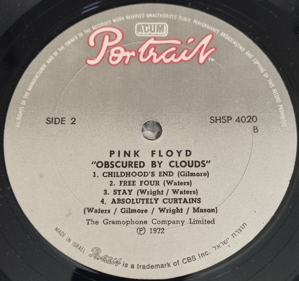 Pink Floyd - Obscured By Clouds (LP) - Discogs image 4